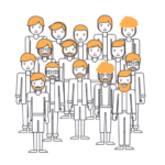 A group of men standing together