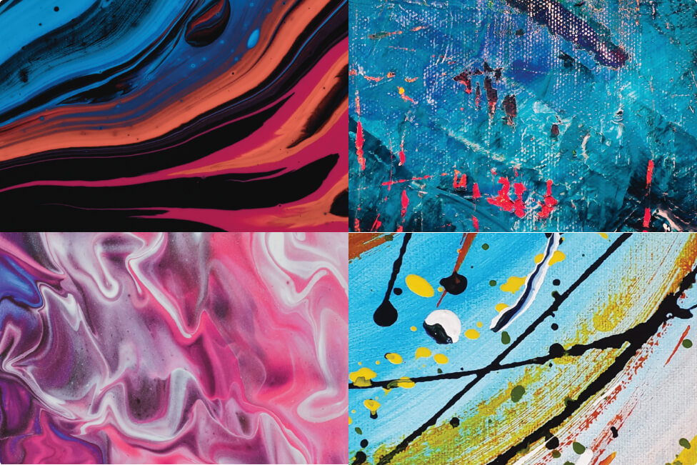 4 contemporary artworks